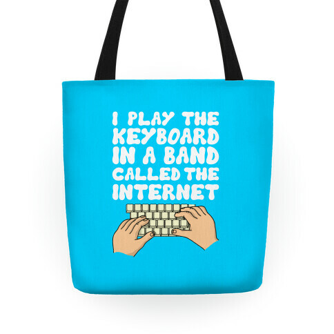 I Play The Keyboard Tote