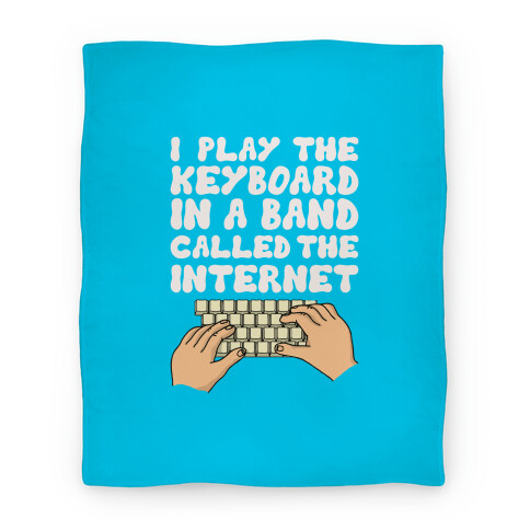 I Play The Keyboard Blanket