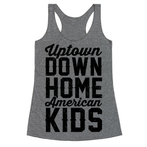 Uptown Downhome American Kids Racerback Tank Top
