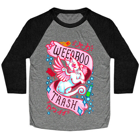 Weeaboo Trash Baseball Tee