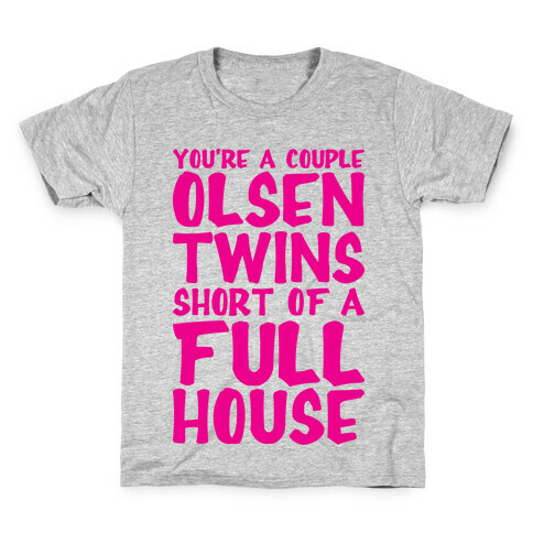 A Couple Olsen Twins Short Kids T-Shirt