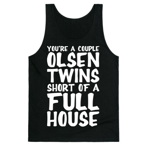 A Couple Olsen Twins Short Tank Top