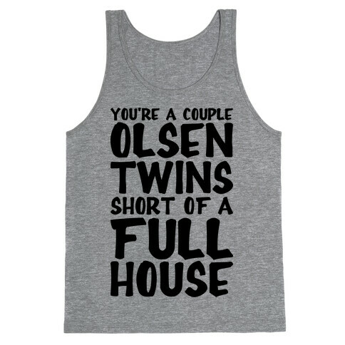 A Couple Olsen Twins Short Tank Top