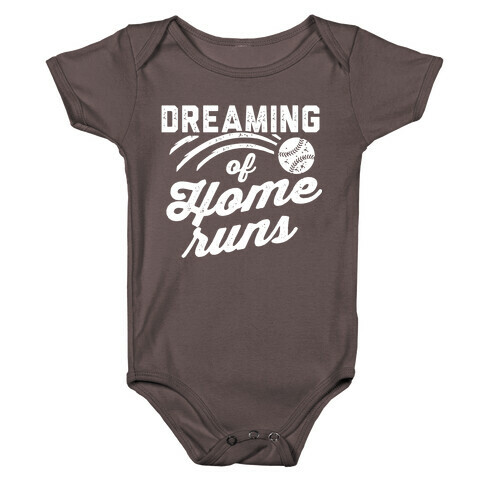 Dreaming Of Home Runs Baby One-Piece