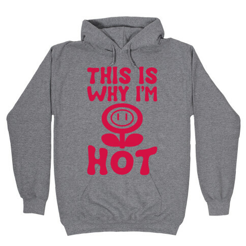 This Is Why I'm Hot Hooded Sweatshirt