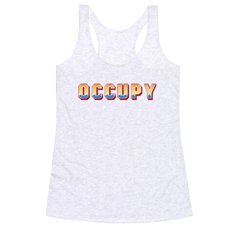 Occupy Vacationspots Racerback Tank Top