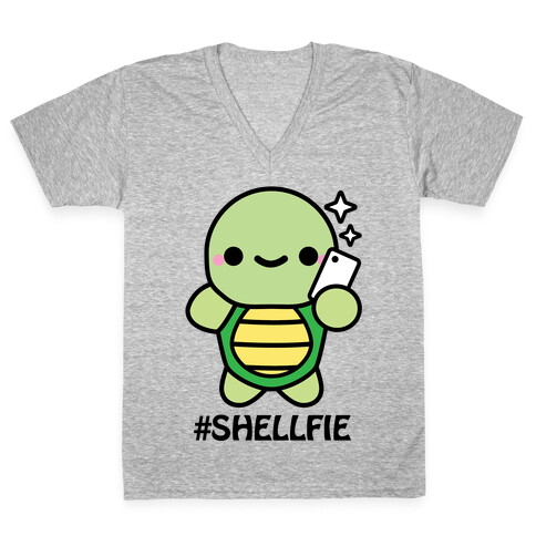 Shellfie V-Neck Tee Shirt