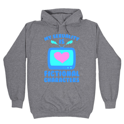 My Sexuality is Fictional Characters Hooded Sweatshirt