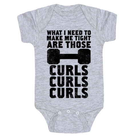 Curls, Curls, Curls Baby One-Piece