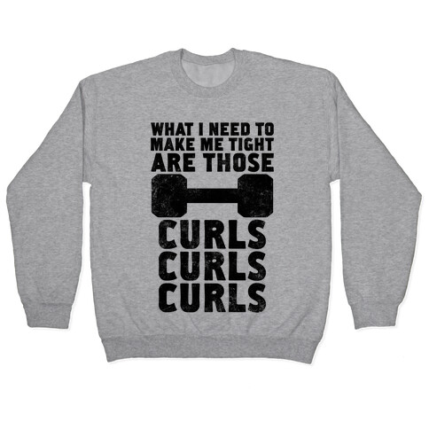 Curls, Curls, Curls Pullover