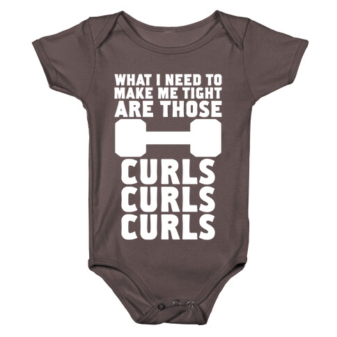 Curls, Curls, Curls Baby One-Piece