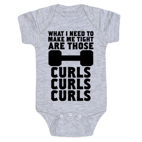 Curls, Curls, Curls Baby One-Piece