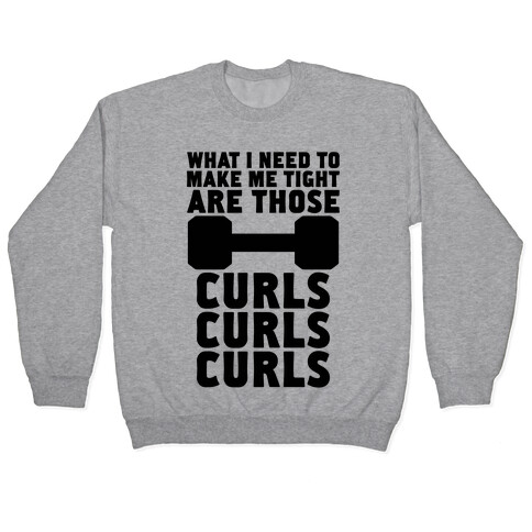 Curls, Curls, Curls Pullover