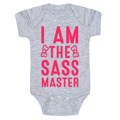 I Am The Sass Master Baby One-Piece