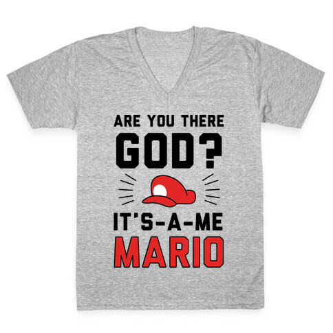 Are You There God? V-Neck Tee Shirt