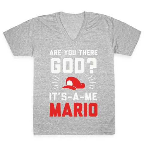 Are You There God? V-Neck Tee Shirt