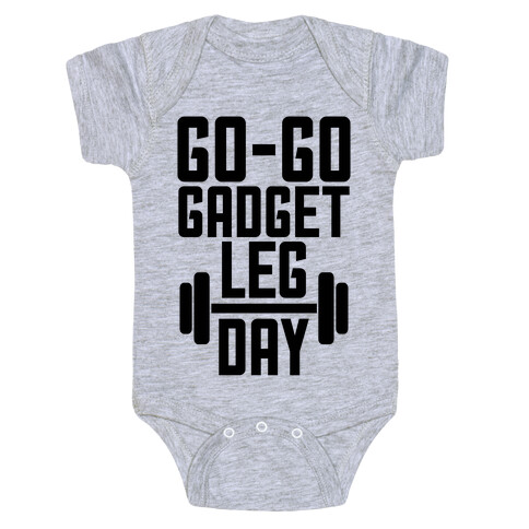 Go-go Gadget Leg Day Baby One-Piece