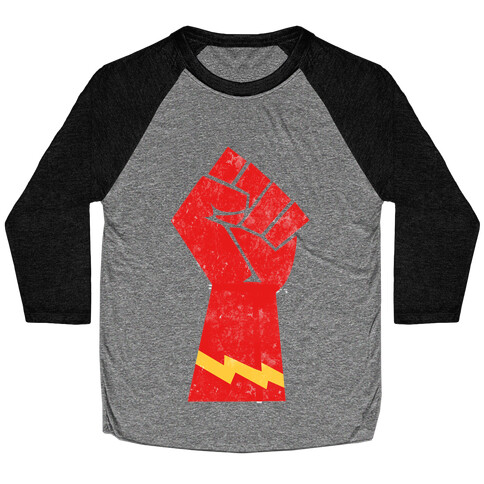 Flash Fist Baseball Tee