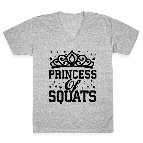 Princess Of Squats V-Neck Tee Shirt