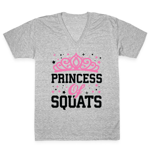 Princess Of Squats V-Neck Tee Shirt