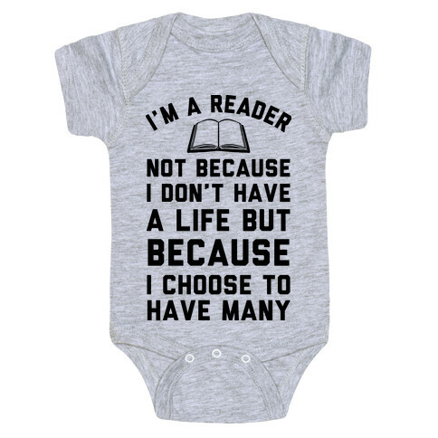 I'm A Reader Baby One-Piece