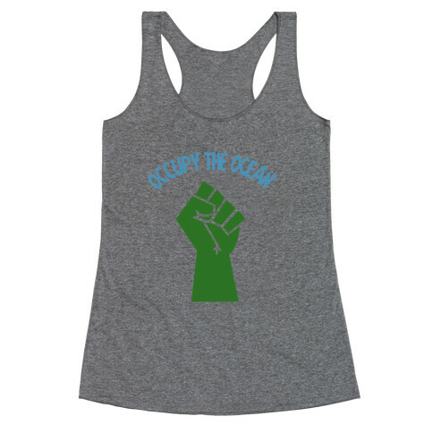 Occupy the Ocean Racerback Tank Top