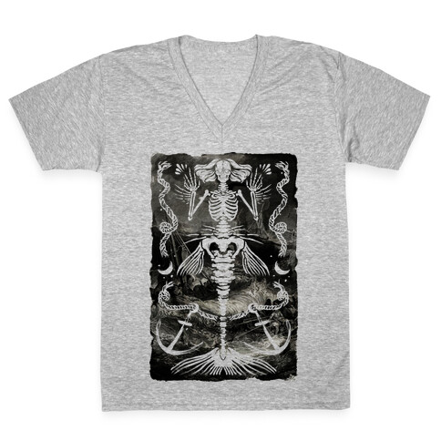 Dead Mermaid V-Neck Tee Shirt