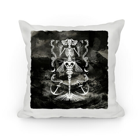 Dead Mermaid Pillow Pillow