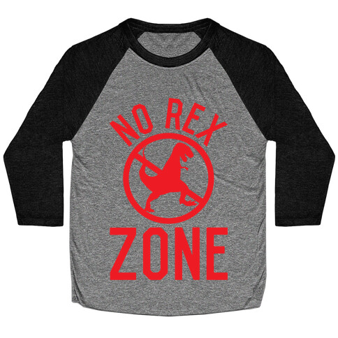 No Rex Zone Baseball Tee