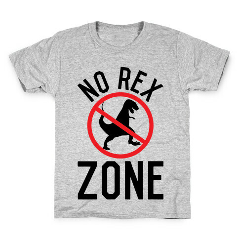 No Rex Zone Kids T-Shirt