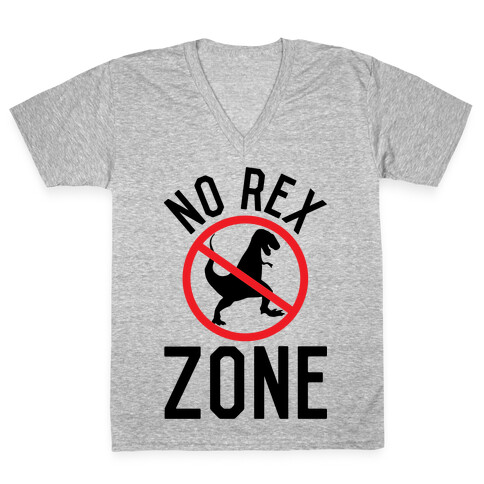 No Rex Zone V-Neck Tee Shirt