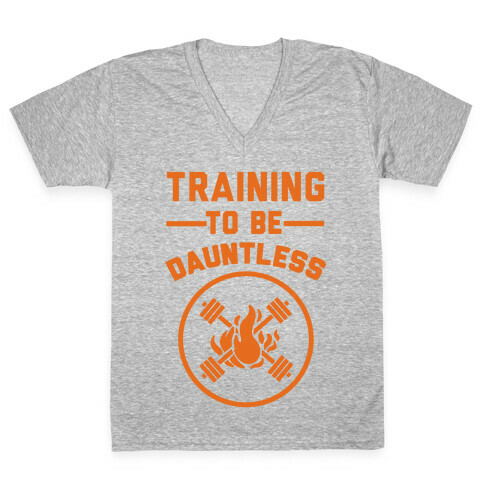 Training To Be Dauntless V-Neck Tee Shirt