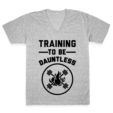 Training To Be Dauntless V-Neck Tee Shirt