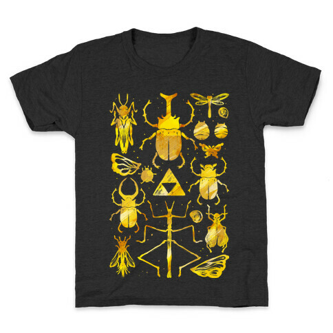 Golden Bug Collector Kids T-Shirt