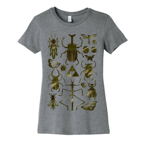 Golden Bug Collector Womens T-Shirt