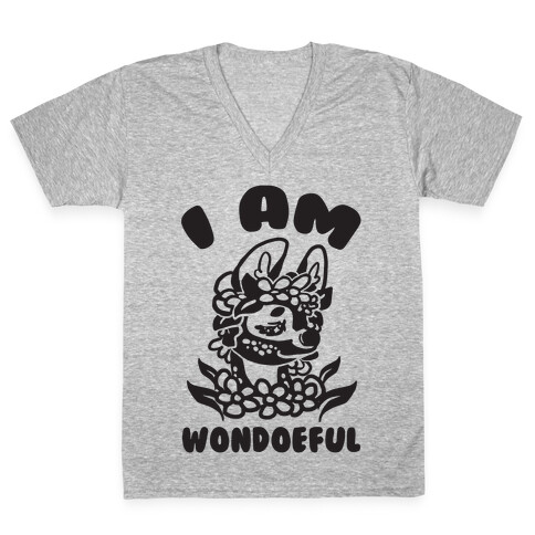 I Am Wondoeful V-Neck Tee Shirt