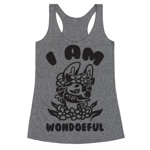 I Am Wondoeful Racerback Tank Top