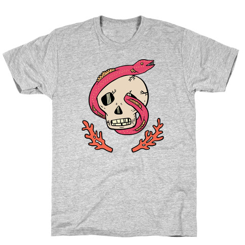 Skull and Coral Crossbones T-Shirt