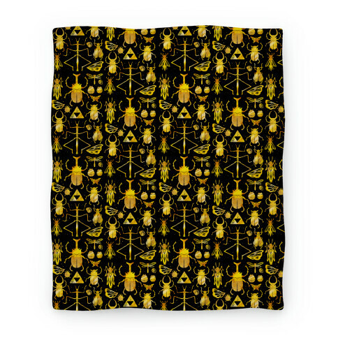 Golden Bug Collector Blanket Blanket
