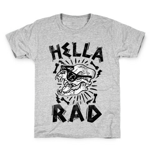 Hella Rad Skull Kids T-Shirt