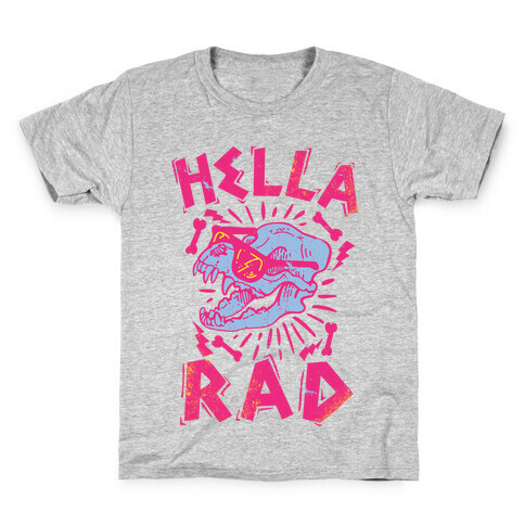 Hella Rad Skull Kids T-Shirt