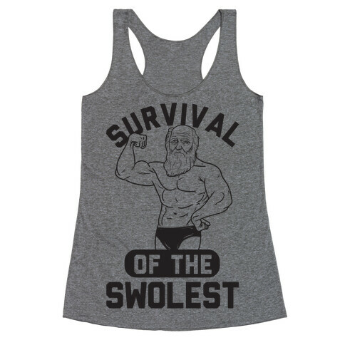 Survival Of The Swolest Racerback Tank Top