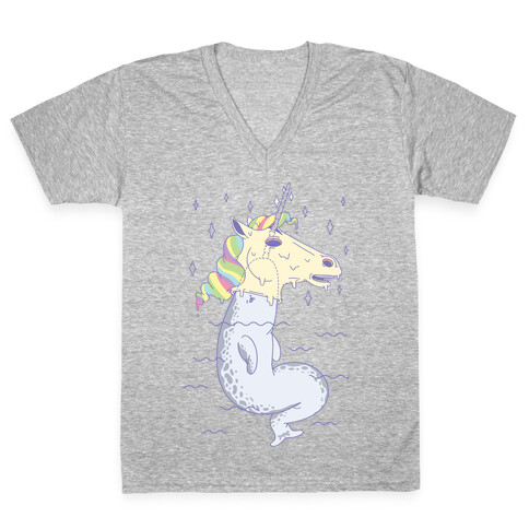 Unicorn Impostor V-Neck Tee Shirt
