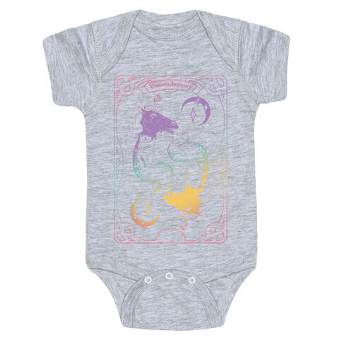 Unicorn Impostor Tarot Baby One-Piece