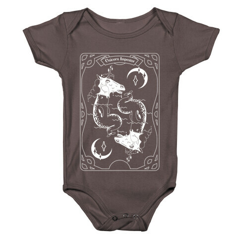 Unicorn Impostor Tarot Baby One-Piece