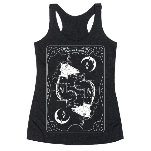 Unicorn Impostor Tarot Racerback Tank Top