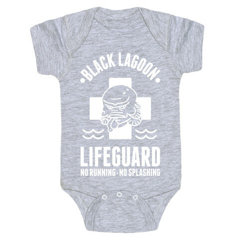 Black Lagoon Lifeguard Baby One-Piece