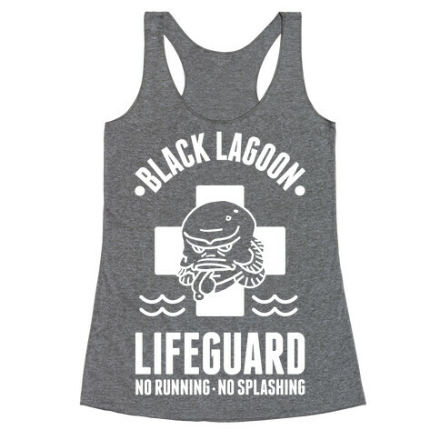 Black Lagoon Lifeguard Racerback Tank Top
