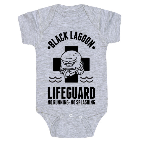 Black Lagoon Lifeguard Baby One-Piece