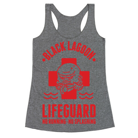 Black Lagoon Lifeguard Racerback Tank Top